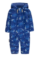 Demi-season overalls for a boy Animal (color blue) s.62, Ticket (07088)