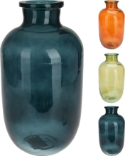 Glass vase 180x350mm (height) in assortment, Koopman (33682)