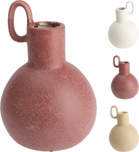 Ceramic vase, 19 cm in assortment, Koopman (74689)