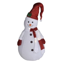 Сніговик новорічний 140см з LED підсвіткою (29 вогників), Koopman (61590)