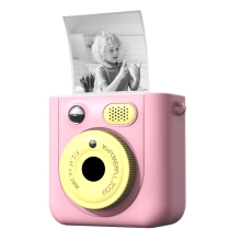 Детская фотокамера с функцией печати WK01 Розовая, Walkie Talkie (54234)