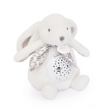 Nightlights and Lamps Musical nightlight with projection of stars Rabbit, 19cm white, Doudou (42027)