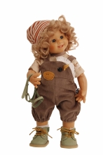 Dolls Linus doll, 30 cm blond hair, Schildkrot Puppen (74777)