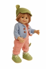 Лялька Бенні, 25 см руде волосся, Schildkrot Puppen (34479)