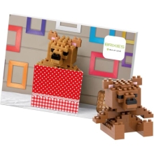 Открытка-конструктор Мишка Тедди, Brixies (90173)