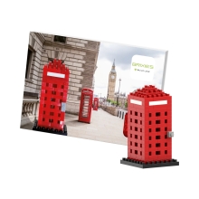 Открытка-конструктор Телефонная будка, Brixies (92009)
