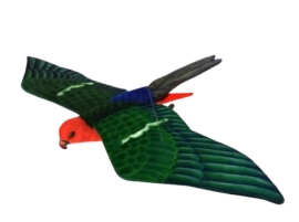 Мяка іграшка королівський папуга, що літає, 75 см, Hansa (83560)