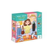 Magnetic game Fashionista Dress Up, Dodo Toys (200243)