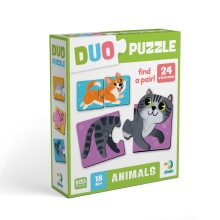 Пазл ДУО «Животные-половинки», Dodo Toys (300689)