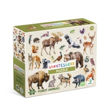 Монтессори пазл «Лесные животные», Dodo Toys (300638)