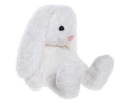 Plush toy Bramble Bunny Blossom White M, Charlie Bears (02032)