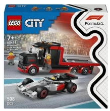 Конструктор LEGO Вантажівка для демонстрації F1® із перегоновим автомобілем Audi F1® (60493)