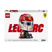 Конструктор LEGO Шолом Шарля Леклера з команди Scuderia Ferrari HP (43014)