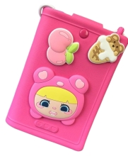Игрушки до 7 лет Детский силиконовый чехол-сумочка на шнурке Розовый, Walkie Talkie (09630)