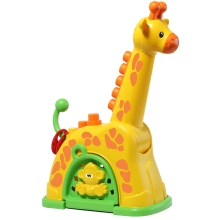 Musical toy Giraffe with blocks, 15 pieces Molto (04858)