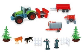 Toy set Farm with tractor 1:72, Mondo (58017)