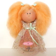 Doll MIA COTTON CANDY, 30cm (orange) Nines dOnil (11024)