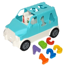 Игрушка Авто Smart Wheels сортер 6 эл. (бирюзовый),Tigres (02737)