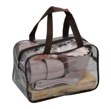 Набор чайной посуды Ромашка 14 эл. в сумке (пудра),Tigres (99406)