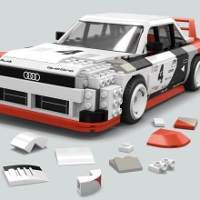 Toy Transport Constructor Audi 90 Quattro IMSA GTO, Hot Wheels (88604)