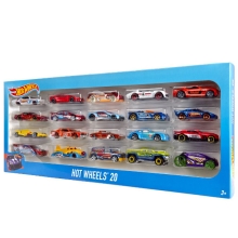 Подaрунковий нaбір машинок 20 шт, масштаб 1:64, Hot Wheels (57373)