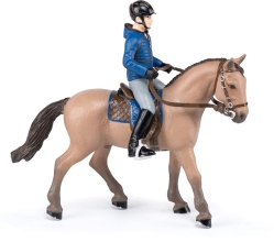 Horse and rider figurine, Papo (15652)