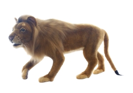 Plush Toy Lion standing length 75cm, Hansa (56137)