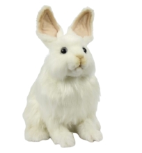 Plush Toys Plush Toy Snow Rabbit, sitting, height 25cm, Hansa (77071)