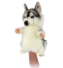 Мякі іграшки Мяка іграшка на руку Хаскі, серія Puppet, Hansa (84499)