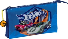 Stationery Three-compartment pencil case Hot Wheels Sonny, Safta (53679)
