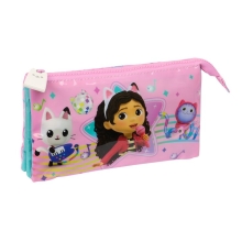 Канцелярія Пенал на три відділення Gabby doll, Safta (57172)