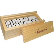 Domino game 18X7X6CM (wood),Trediser (40069)