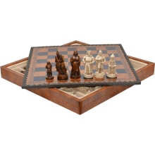 Playing set Chess, backgammon, Trediser (40840)