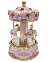 Декор Карусель с музыкой (розовая),Trediser (42692)