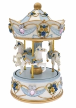 Декор Карусель с музыкой (голубая),Trediser (42693)