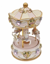 Декор Карусель с музыкой (бело-розовая),Trediser (42694)
