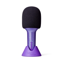 Wireless karaoke microphone purple, Glitter Groove series, Lalarma (26866)