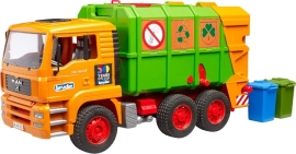 Toy set. Garbage truck MAN TGA limited series 50 years of Bruder, Bruder (10560)