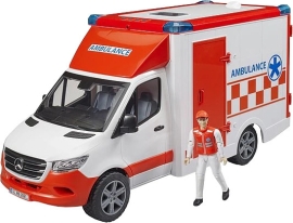 Toy set. MB Sprinter ambulance with figure, Bruder (26769)
