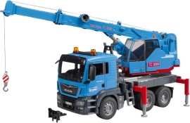 Toy car. Truck crane MAN TGS, Bruder (37710)
