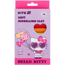 Wax plasticine, 12 colors, 200 g. HK, Kite (23647)
