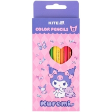 Triangular colored pencils, 12 pcs. HK, Kite (56850)