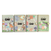 Magnetic notebook A5 14x21 cm, 80 sheets, PU Cat 3, Malevaro (63920)