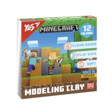 Plasticine Yes, 12 colors, 240g Minecraft, YES (21605)