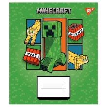 А5/12 лін. Minecraft Arrows, зошит учнівський шкільний, YES (91691)