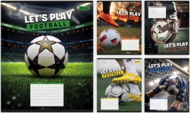 Зошит учнівський 1В Lets play football А5/12 кл., YES (08827)