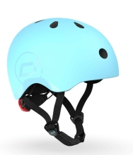 Шолом захисний дитячий Scoot and Ride, лохина, з ліхтариком, 51-53см (SR-190605-BLUEBERRY)
