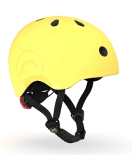 Шолом захисний дитячий Scoot and Ride, лимон, з ліхтариком, 51-53см (SR-190605-LEMON)