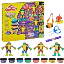 Play-Doh Набір для творчості з масою для ліплення Черепашки-ніндзя: Ковабунга, Hasbro (08955)