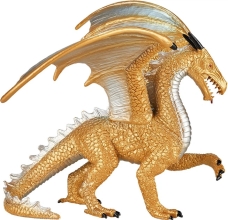 Animal figure toy. Golden dragon, Mojo (72561)